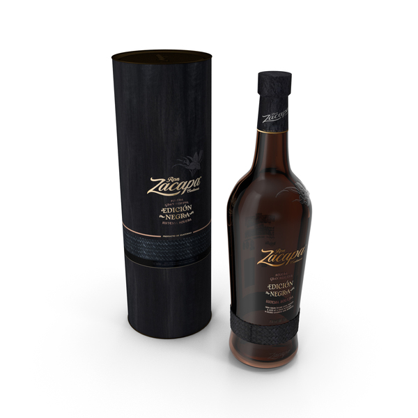 Ron Zacapa Edicion Negra PNG & PSD Images