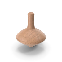 Wooden Spinning Top PNG & PSD Images