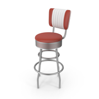 50's Style Bar Chair PNG & PSD Images