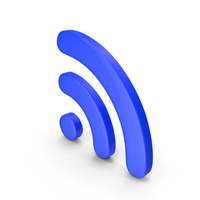 Blue WiFi Hotspot Symbol PNG & PSD Images