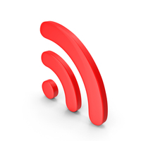 Red WiFi Hotspot Symbol PNG & PSD Images