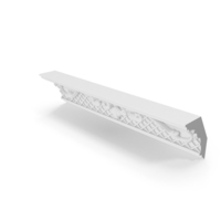 White Decorative Molding PNG & PSD Images