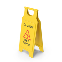 Wet Floor Sign PNG & PSD Images