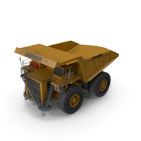 Heavy Duty Dump Truck Liebherr Yellow PNG & PSD Images