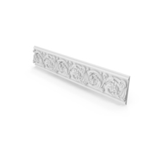 White Decorative Molding PNG & PSD Images