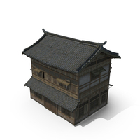 A Two-Storey House in Ancient Asia PNG & PSD Images