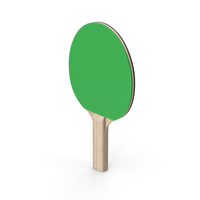 Green Ping Pong Paddle PNG & PSD Images