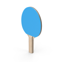 Blue Ping Pong Paddle PNG & PSD Images