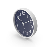 Office Clock Blue PNG & PSD Images