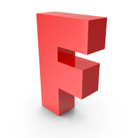 Red Letter F PNG & PSD Images