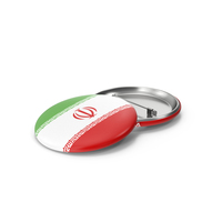 Iran Flag Badge PNG & PSD Images