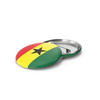 Ghana Flag Badge PNG & PSD Images
