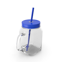 Blue Glass Jar Cup PNG & PSD Images