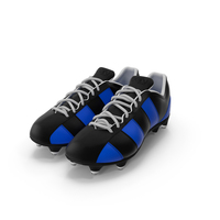 Football Boots Blue PNG & PSD Images