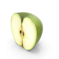 Green Apple Half PNG & PSD Images