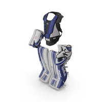Hockey Goalie Protection Kit Blue PNG & PSD Images