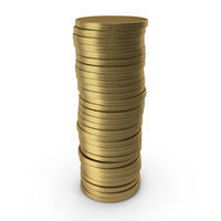 Gold Coin Stack PNG & PSD Images