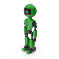 Green & Black Robot PNG & PSD Images