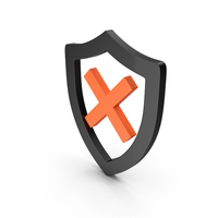 X SHIELD LOGO ORANGE BLACK PNG & PSD Images