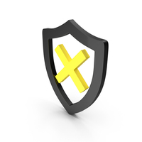 X SHIELD LOGO YELLOW BLACK PNG & PSD Images
