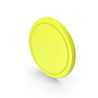 Circle Button Web Logo Yellow PNG & PSD Images