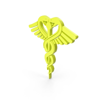 Medical Logo Symbol Yellow PNG & PSD Images