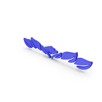 Flower Design Floral Logo Blue PNG & PSD Images