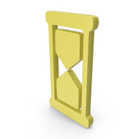 Yellow Hourglass Logo PNG & PSD Images