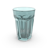 Blue Empty Beverage Glass PNG & PSD Images