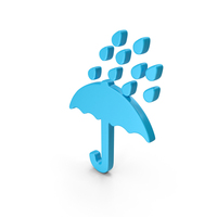 Keep Dry Icon Blue PNG & PSD Images