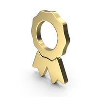 Gold Badge Symbol PNG & PSD Images