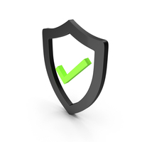 CYBER SECURTIY SHIELD ICON GREEN BLACK PNG & PSD Images
