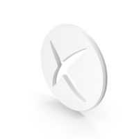 White Circular Cross Symbol PNG & PSD Images