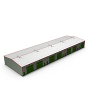 Warehouse Building Green PNG & PSD Images