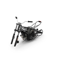 Motorcycle Engine and Frame PNG & PSD Images