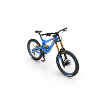 Mountain Bike GT Fury Blue PNG & PSD Images