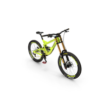 Mountain Bike GT Fury Green PNG & PSD Images