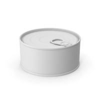 Small Monochrome Food Tin Can PNG & PSD Images