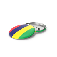 Mauritius Flag Badge PNG & PSD Images