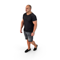 Arnold Casual Summer Walking Pose PNG & PSD Images