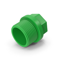 Green Plastic Pipe Plug PNG & PSD Images