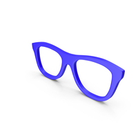 太阳眼镜徽标蓝色PNG和PSD图像