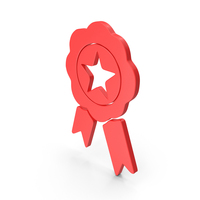 Red Badge Symbol PNG & PSD Images