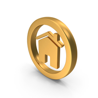 Home Web Net Gold PNG & PSD Images