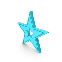 Blue Star Symbol PNG & PSD Images
