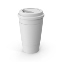 Monochrome Paper Coffee Cup PNG & PSD Images