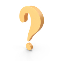Yellow Question Mark Symbol PNG & PSD Images