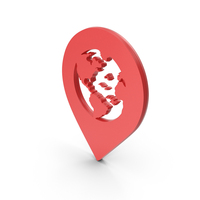Map Locate Globe Red PNG & PSD Images