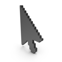 Pixel Design Mouse Arrow Move Logo Black PNG & PSD Images