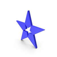 Star in Star Logo Blue PNG & PSD Images